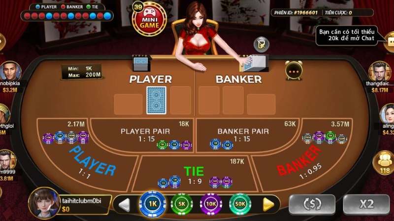 Baccarat là game đổi thưởng thu hút lượng lớn người tham gia