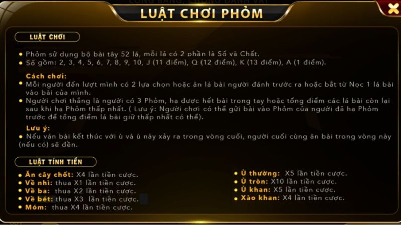 Cùng tìm hiểu bài phỏm chơi như thế nào?